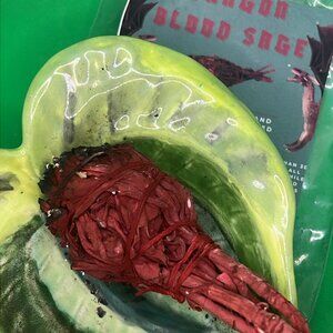 DRAGON'S BLOOD Sage Smudge Stick, 4" Protection & Cleansing Smudge, Red Sage for